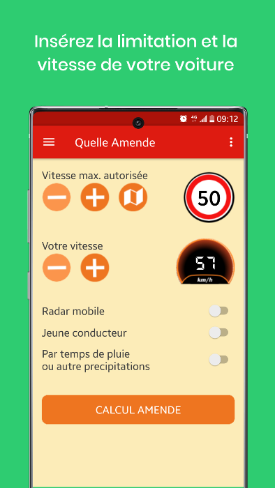 Quelle Amende - Speeding Fine and Penalties calculation for France <br> https://play.google.com/store/apps/details?id=ro.gliapps.quelleamende