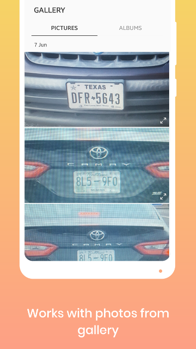 Automatic Licence Plate Recognition Appliation <br> https://play.google.com/store/apps/details?id=ro.gliapps.alpr_feature